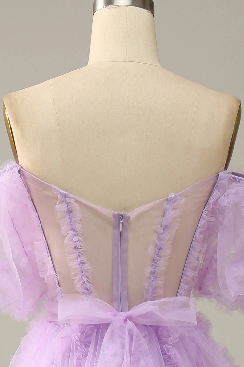 Fairytale Lavendere Off the Shoulder Princess Gown - Image 12