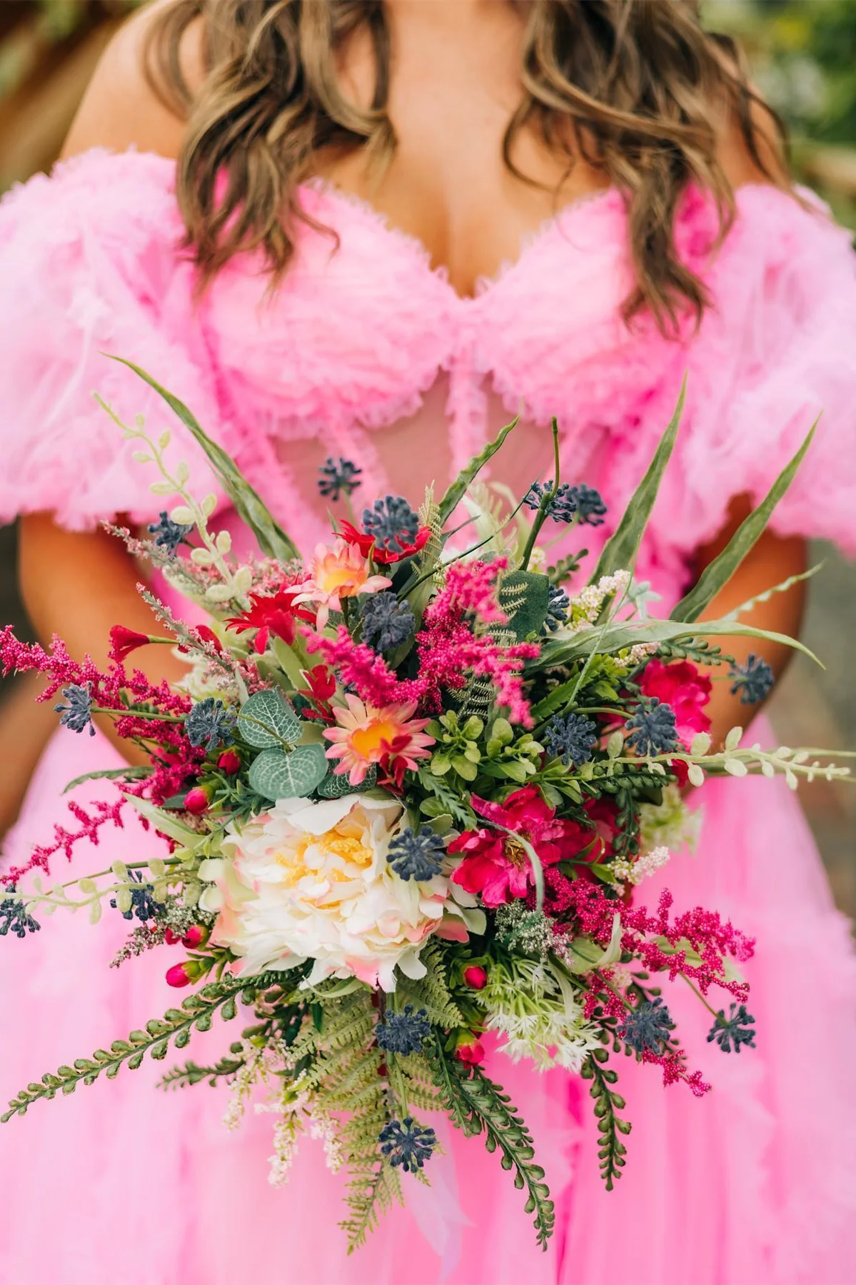 Fairytale Lavendere Off the Shoulder Princess Gown - Image 5