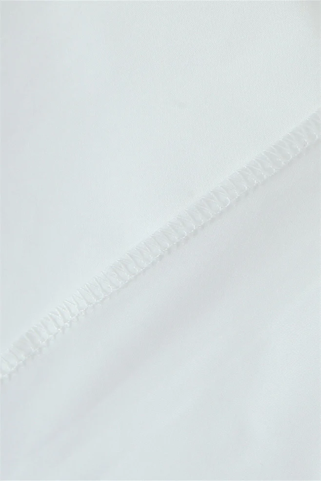 Sweetheart White Ruched Short Summer Dress - Image 8