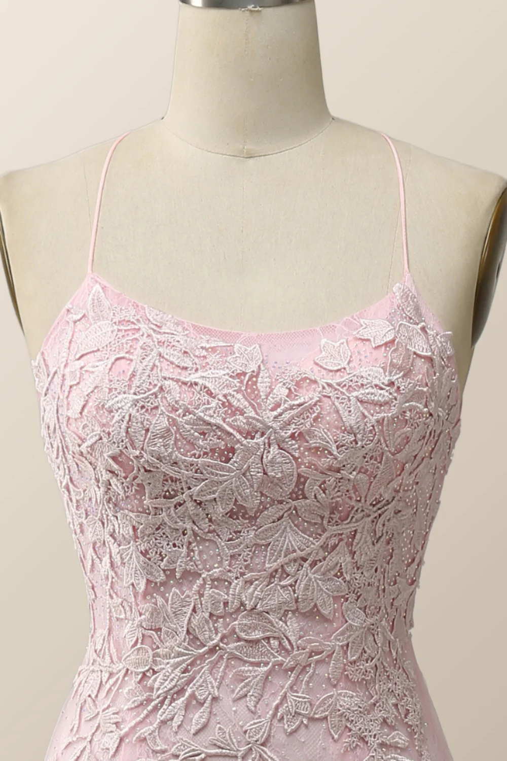 Yellow Mermaid Lace Appliques Long Formal Dress - Image 10